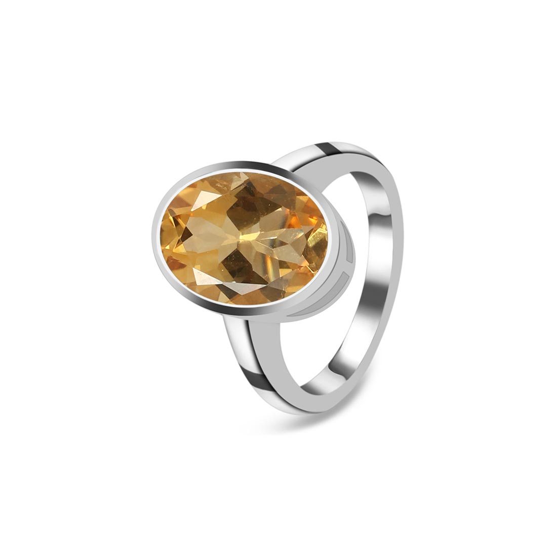 Citrine Ring-(CIT-SR-1892.)